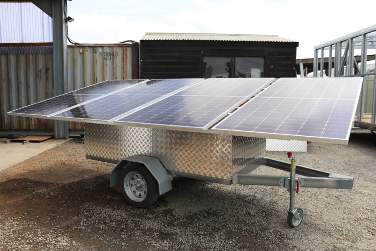 tiny house solar trailer
