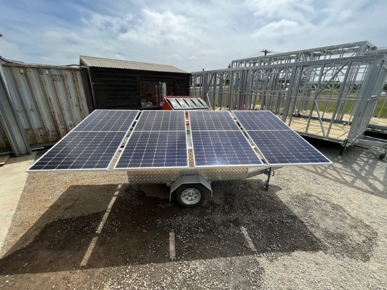 tiny house solar trailer